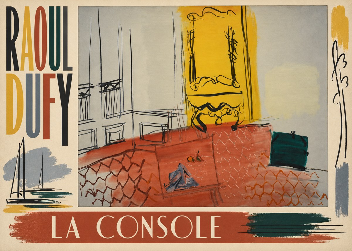 Raoul Dufy La Console No2 - Juliste