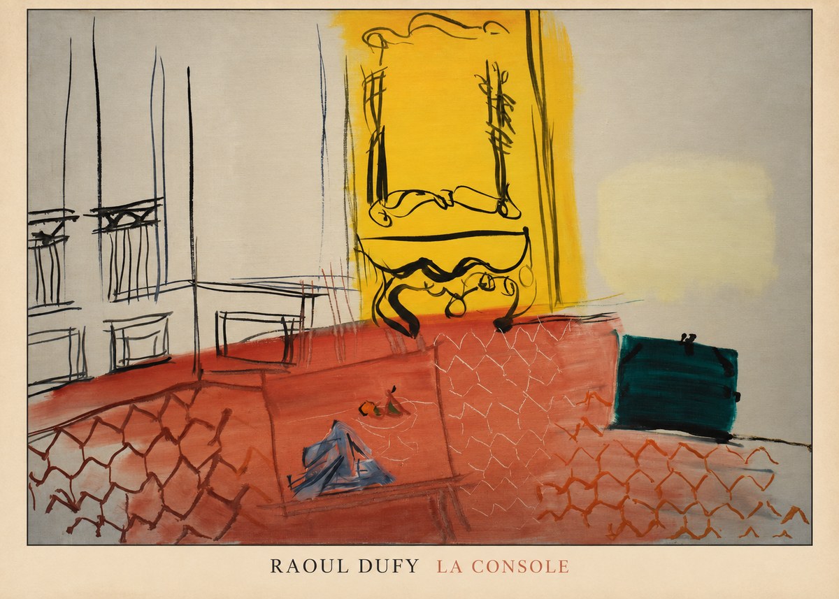Raoul Dufy La Console No6 - Juliste