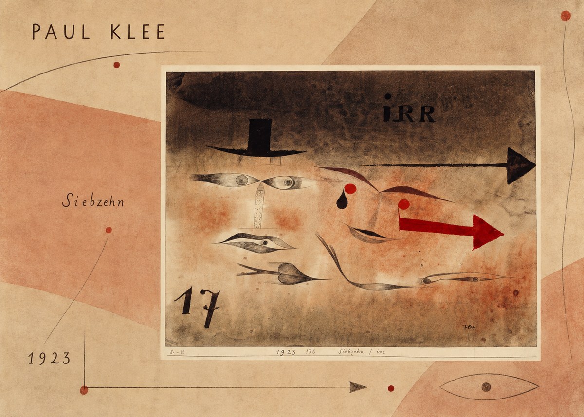Paul Klee Siebzehn, Irr No5 - Juliste