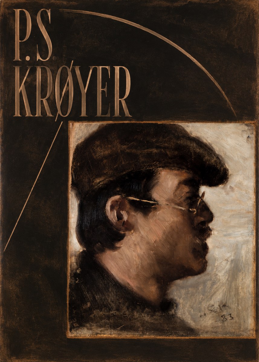 P.S. Krøyer Self-portrait with a Cap No6 - Juliste