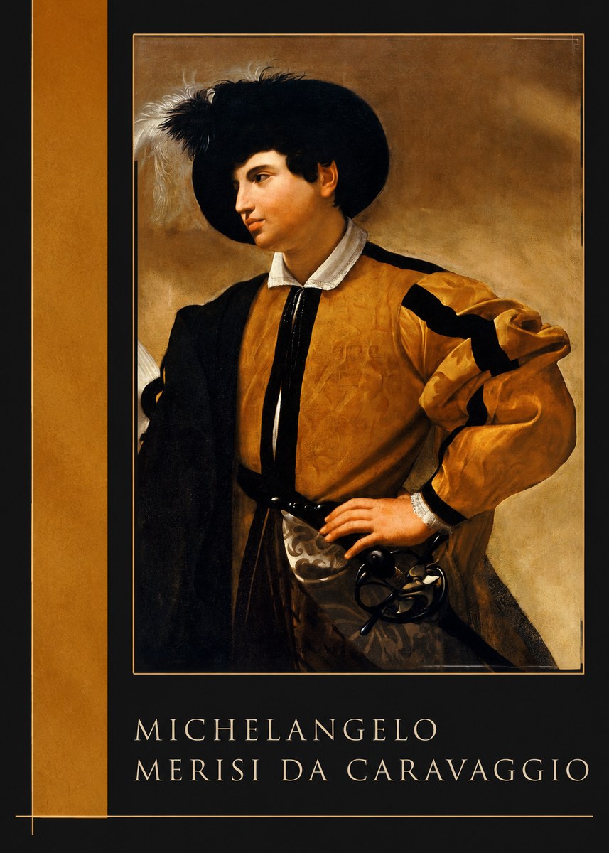Michelangelo Merisi da Caravaggio Portrait of a Young Man No2 - Juliste