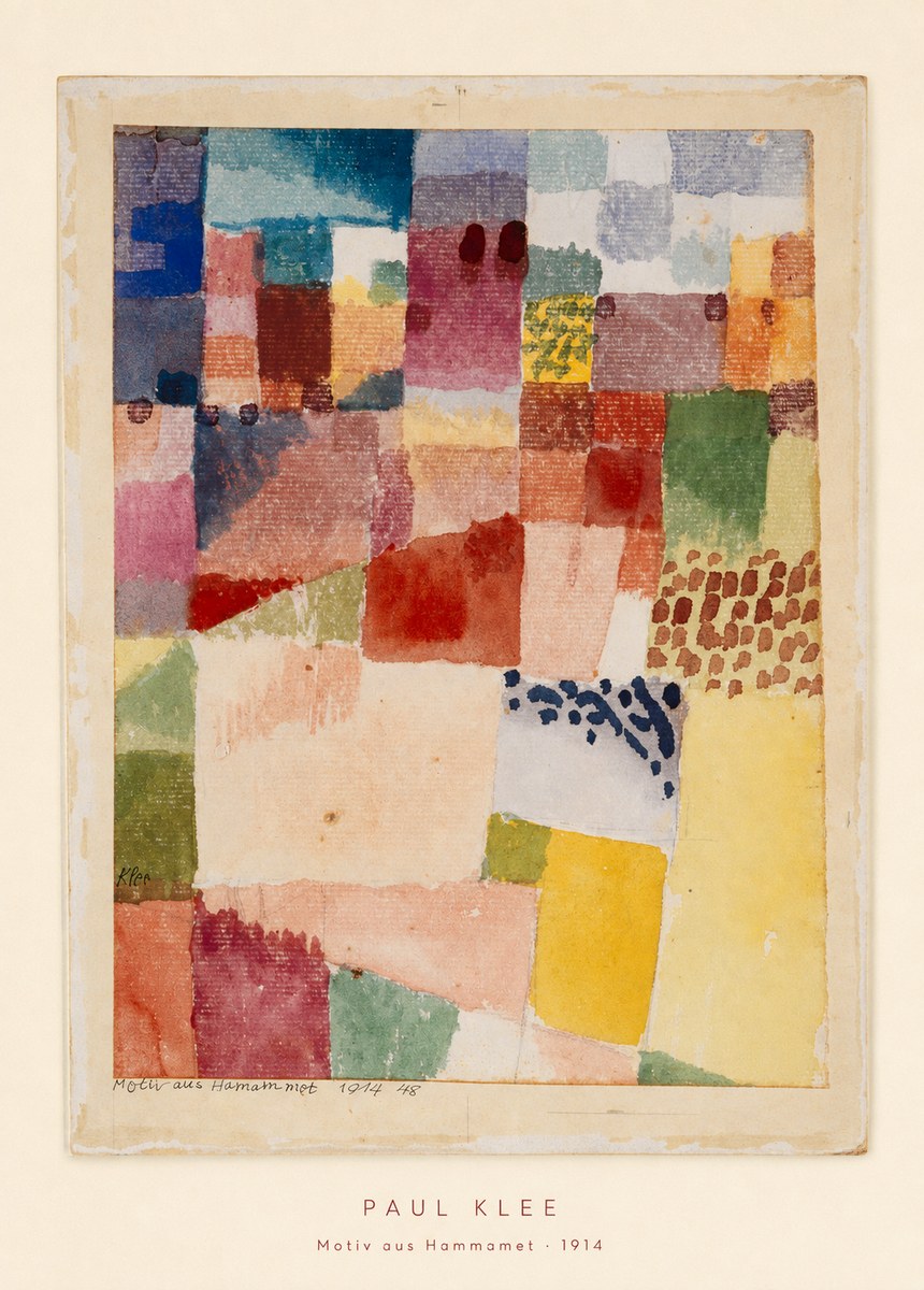 Paul Klee Motiv Aus Hammamet No4 - Juliste