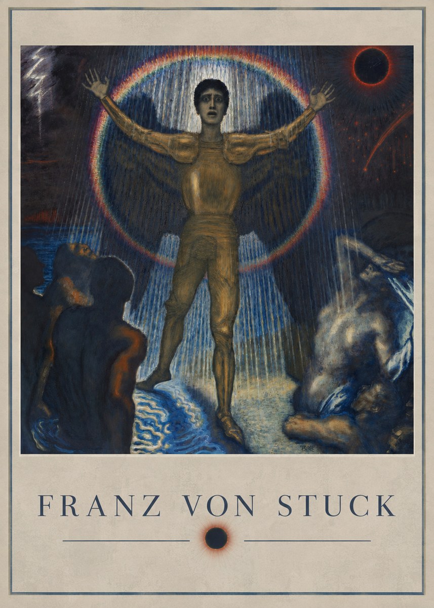Franz von Stuck Lucifer No2 - Juliste