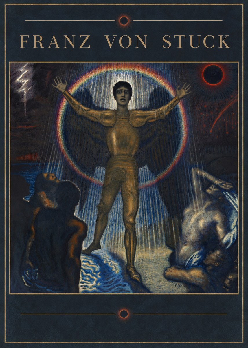 Franz von Stuck Lucifer No3 - Juliste