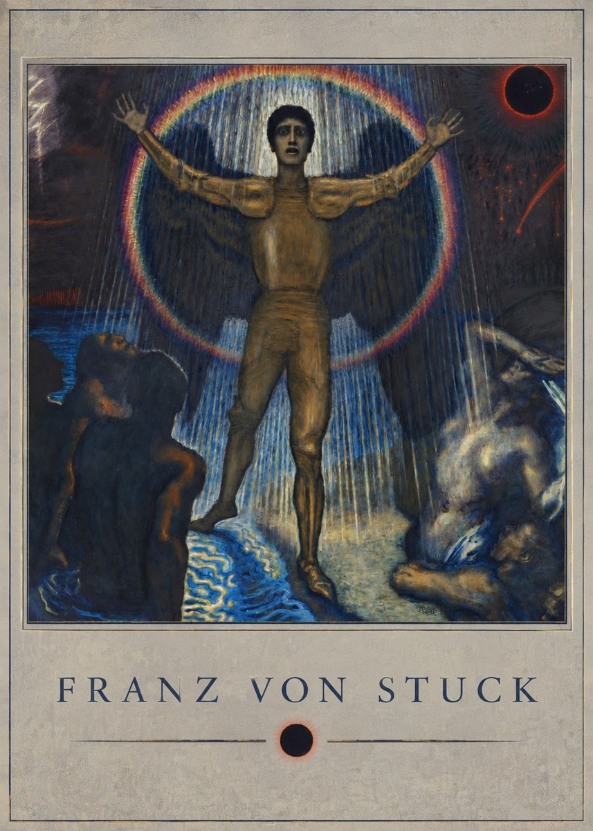 Franz von Stuck Lucifer No6 - Juliste