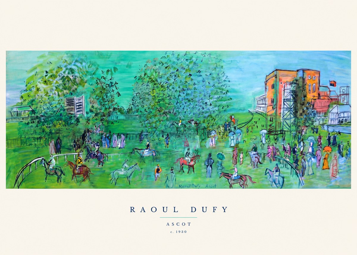 Raoul Dufy Ascot C. 1930 I No6 - Juliste