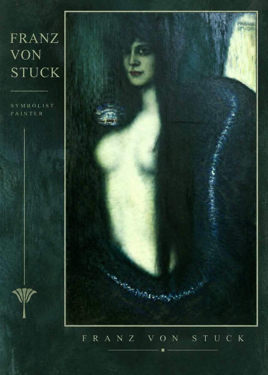 Franz von Stuck Die Sünde No5 - Juliste