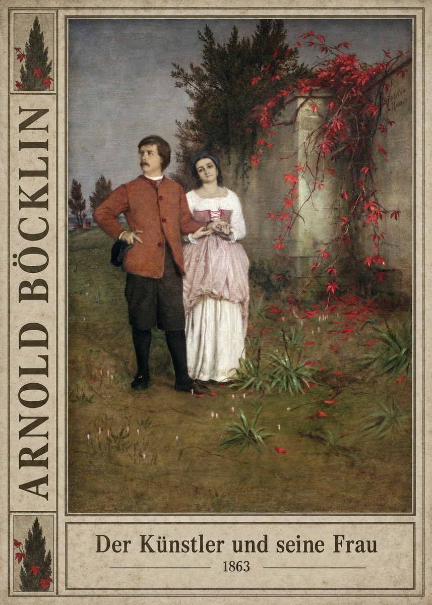 Arnold Böcklin Der Künstler Und Seine Frau No3 - Juliste