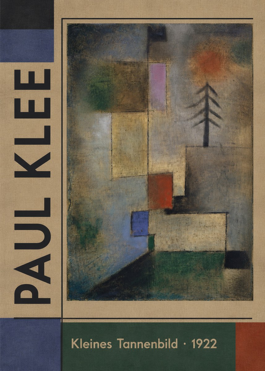 Paul Klee Kleines Tannenbild No6 - Juliste