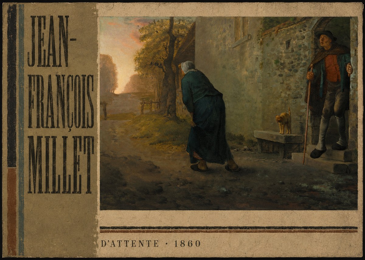 Jean-François Millet D'attente No2 - Juliste
