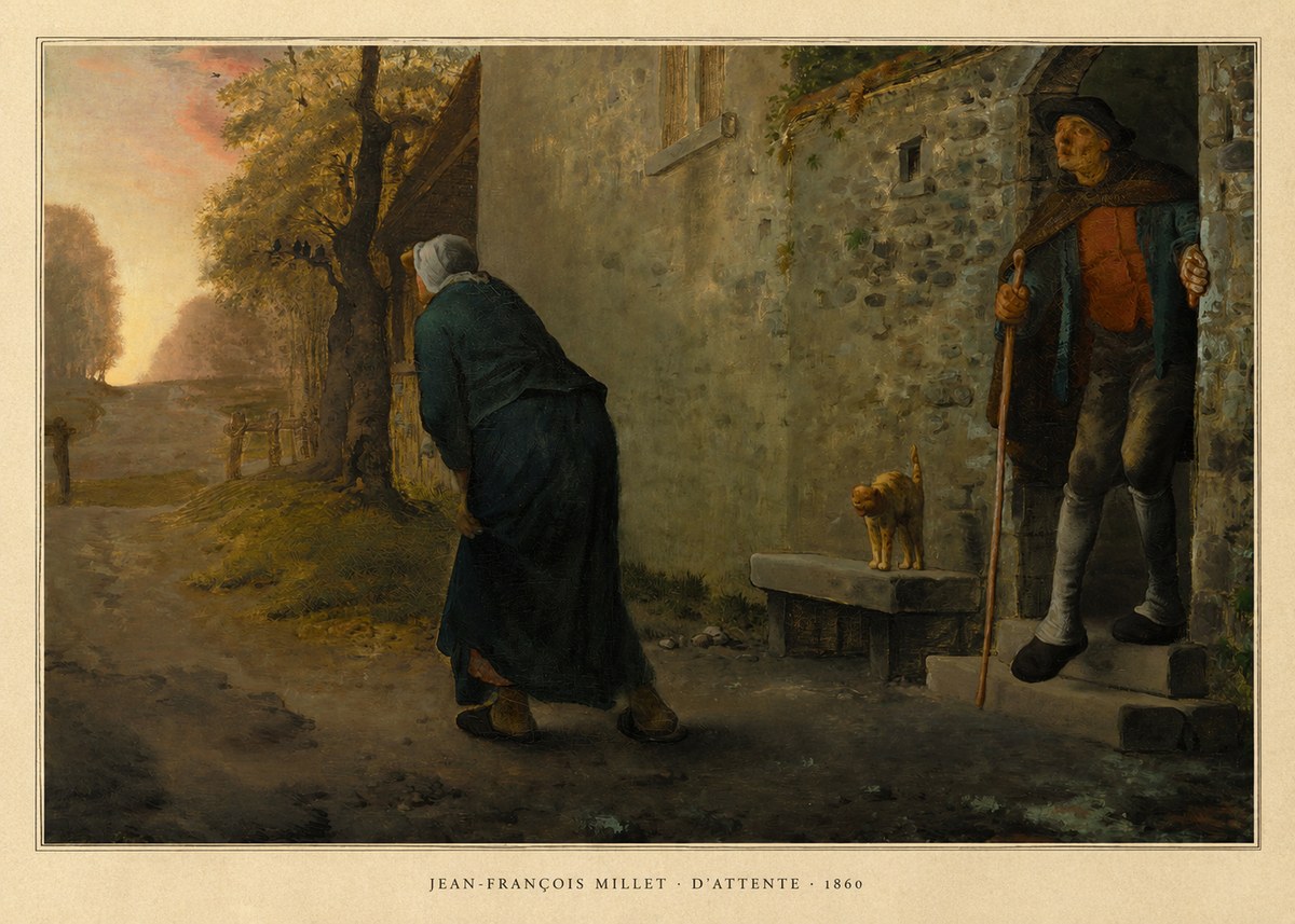 Jean-François Millet D'attente No5 - Juliste