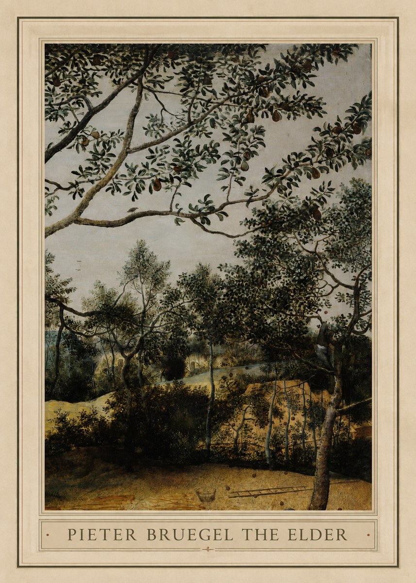 Pieter Bruegel Branch of a Pear Tree No1 - Juliste