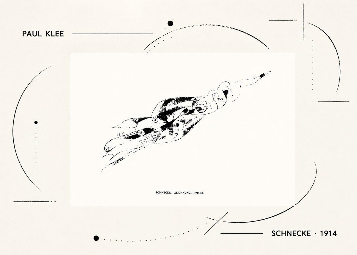 Paul Klee Schnecke No2 - Juliste