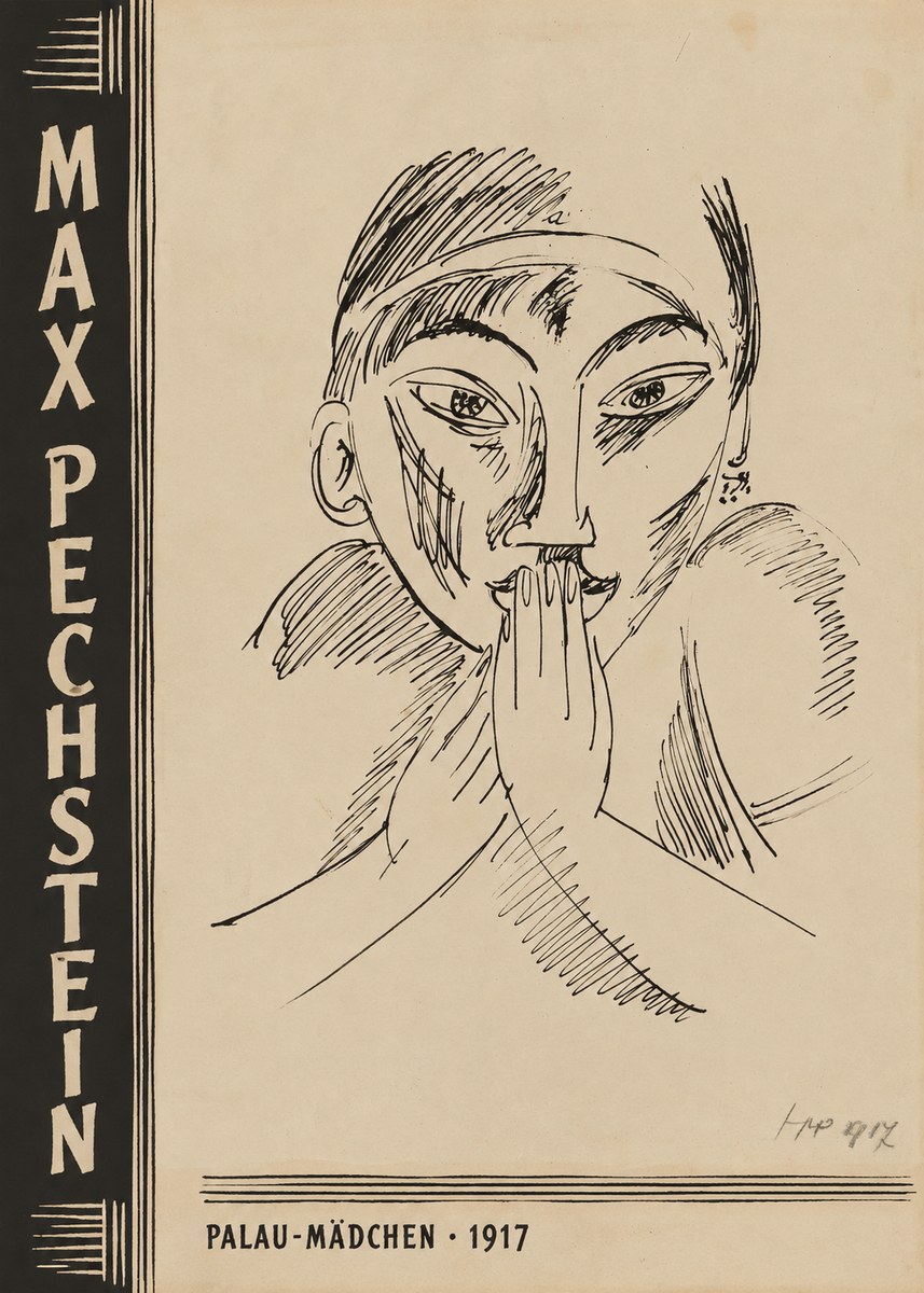 Max Pechstein Palau-mädchen No3 - Juliste