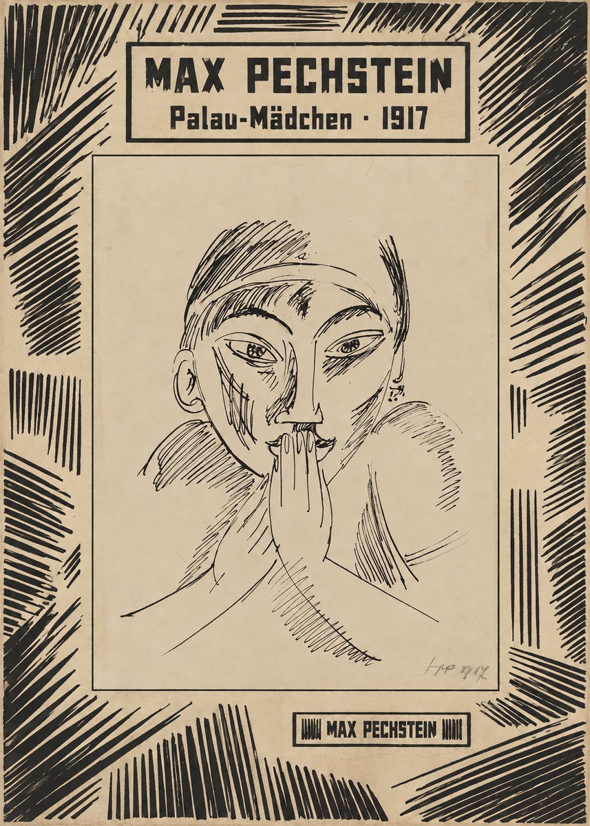 Max Pechstein Palau-mädchen No6 - Juliste