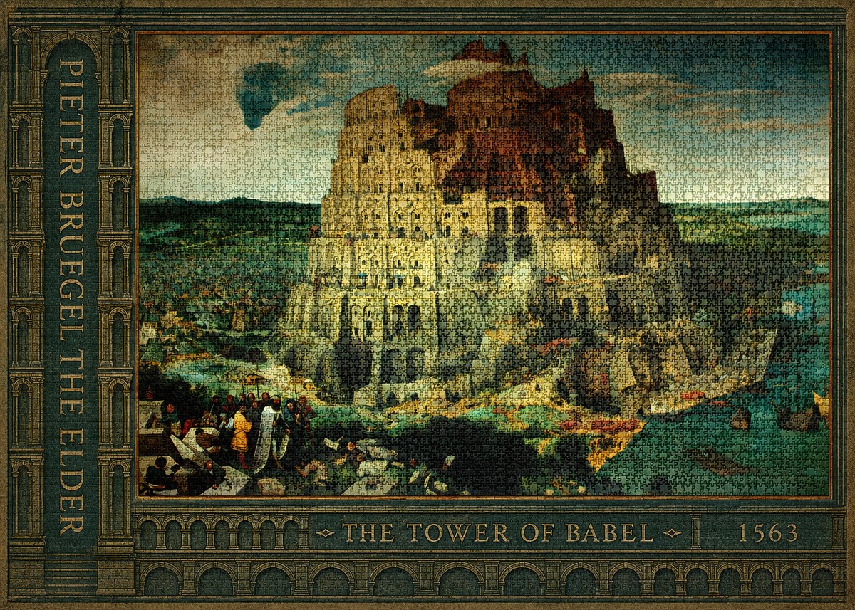 Pieter Bruegel The Tower of Babel XV No2 - Juliste