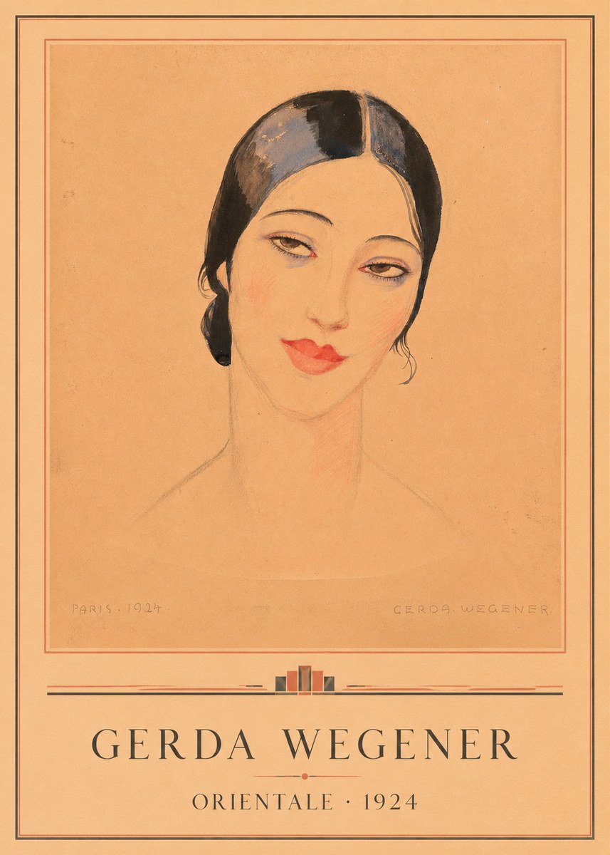 Gerda Wegener Orientale No1 - Juliste
