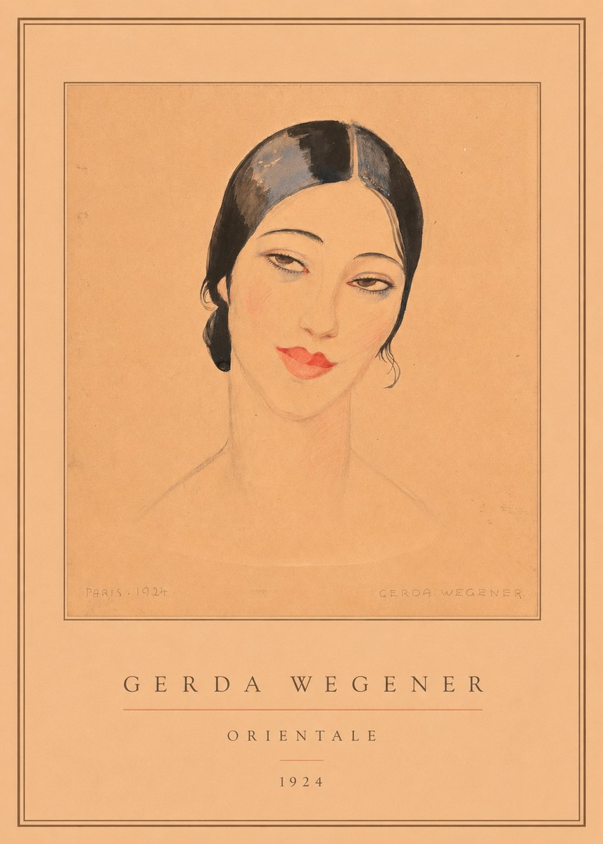 Gerda Wegener Orientale No5 - Juliste