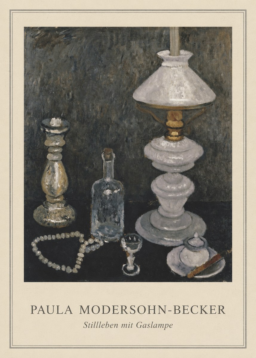 Paula Modersohn-Becker Stillleben Mit Gaslampe No4 - Juliste