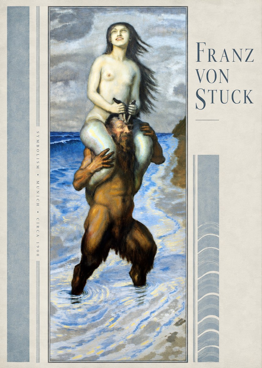Franz von Stuck The Birth of Venus No5 - Juliste