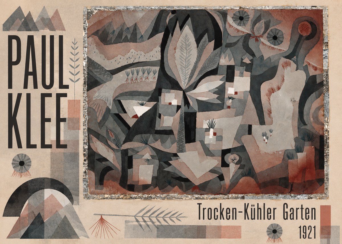 Paul Klee Trocken-kühler Garten No5 - Juliste