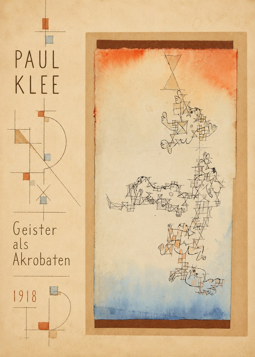 Paul Klee Geister Als Akrobaten No2 - Juliste