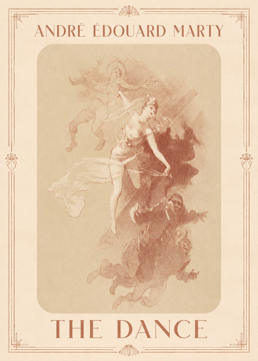 André Édouard Marty The Dance No1 - Juliste