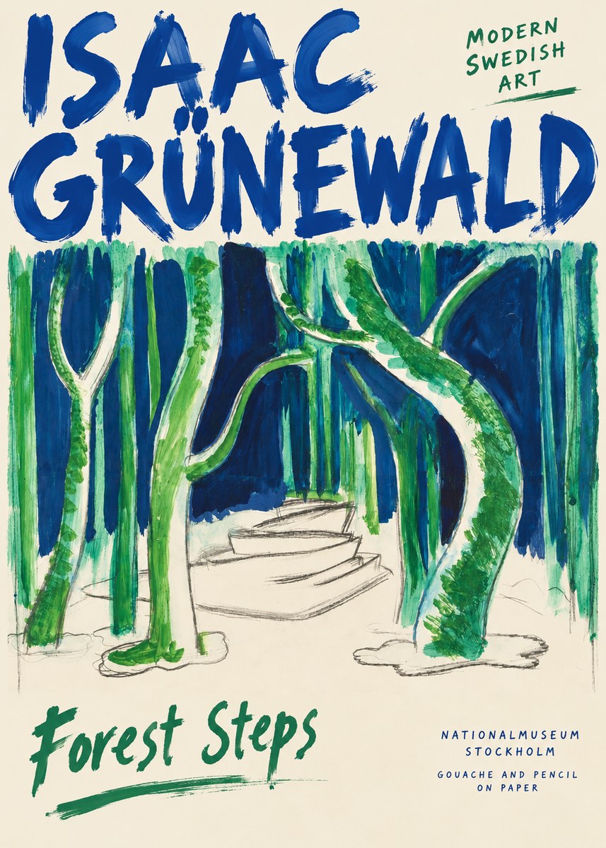 Isaac Grünewald Forest Path No6 - Juliste