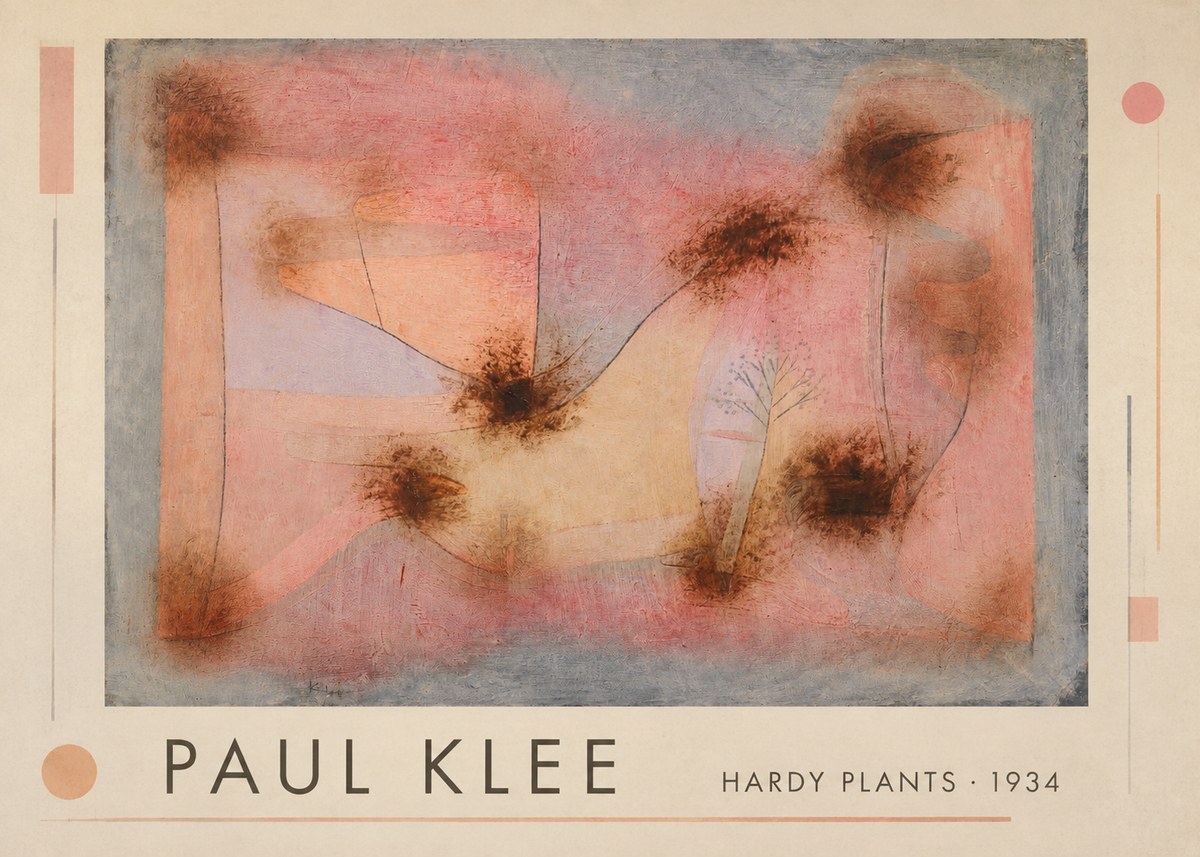 Paul Klee Hardy Plants II No1 - Juliste