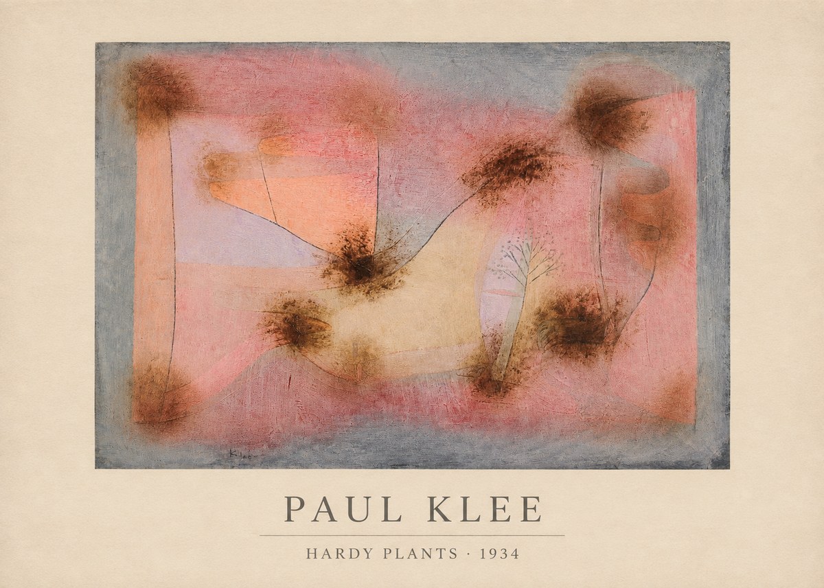 Paul Klee Hardy Plants II No4 - Juliste