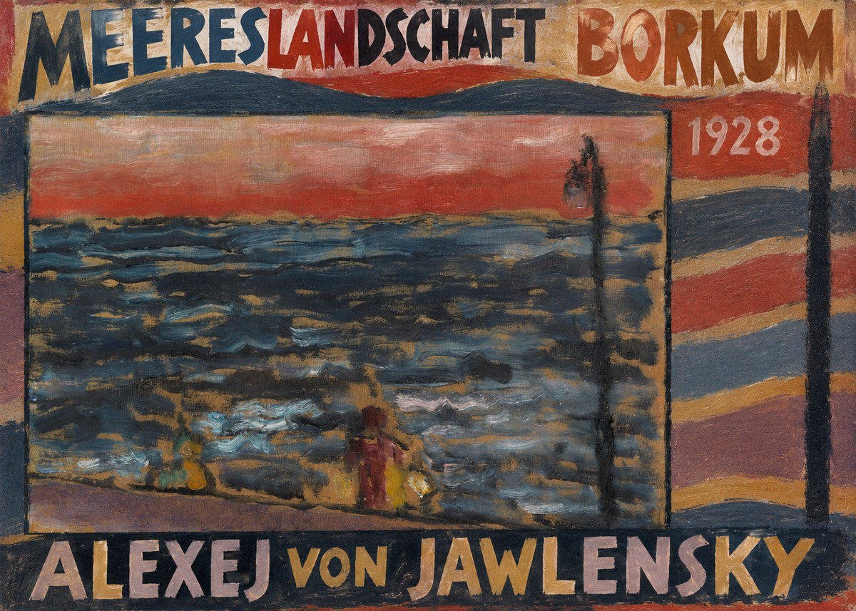 Alexej von Jawlensky Meereslandschaft Borkum No2 - Juliste