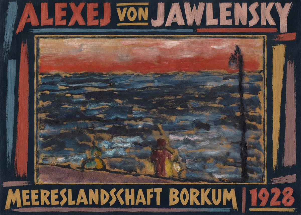 Alexej von Jawlensky Meereslandschaft Borkum No5 - Juliste