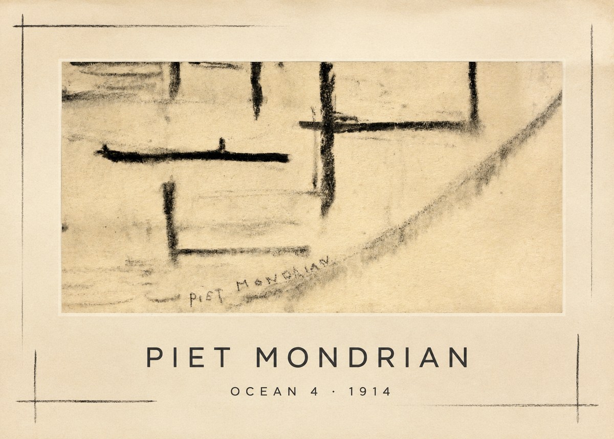 Piet Mondrian Ocean 4 No1 - Juliste
