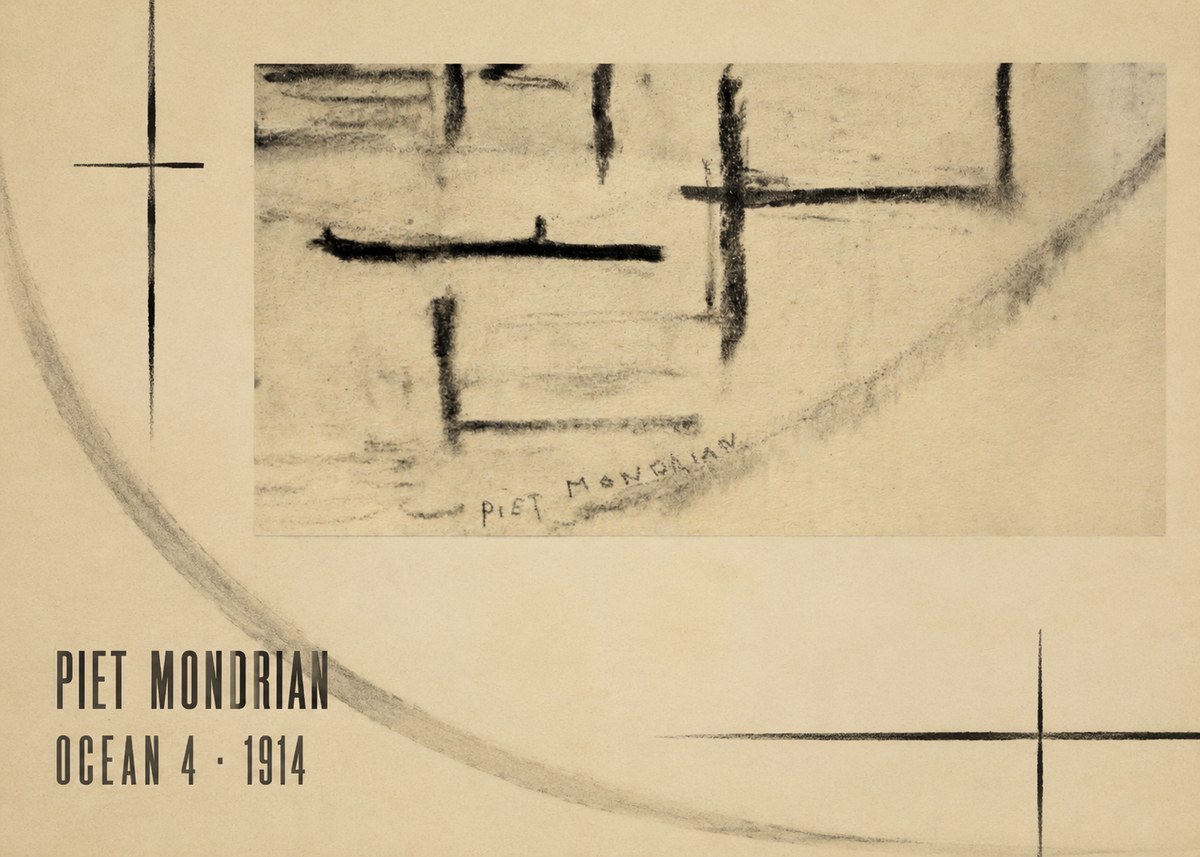 Piet Mondrian Ocean 4 No6 - Juliste