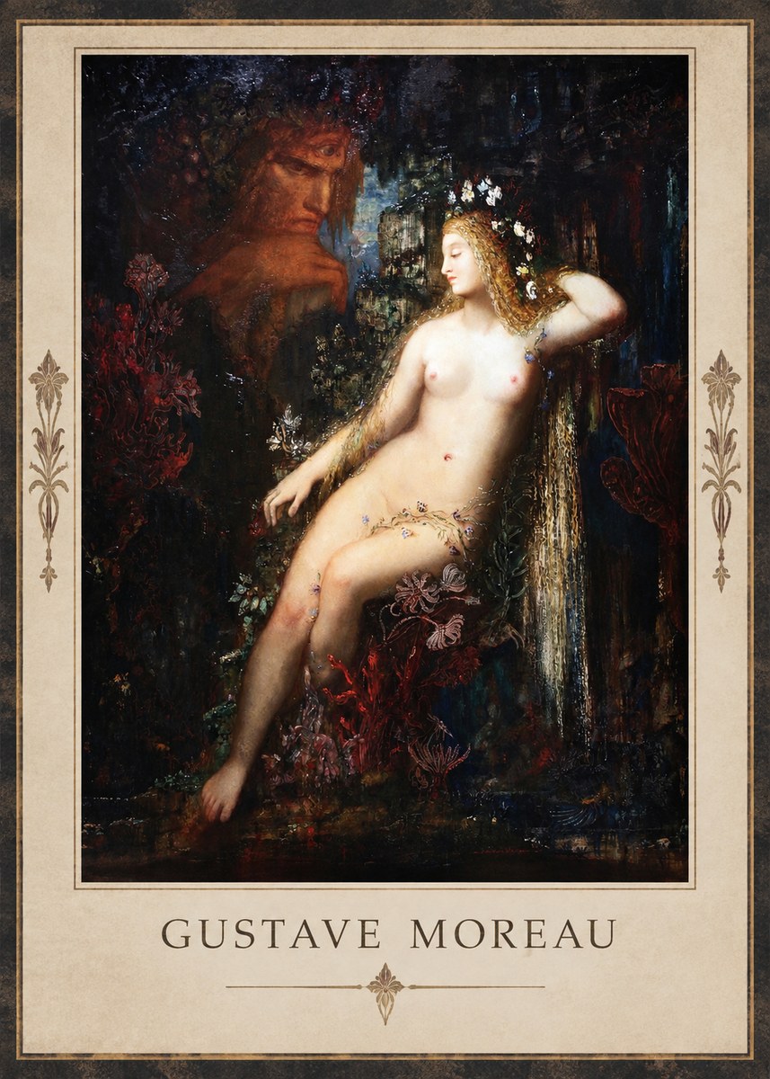 Gustave Moreau Hélène No2 - Juliste