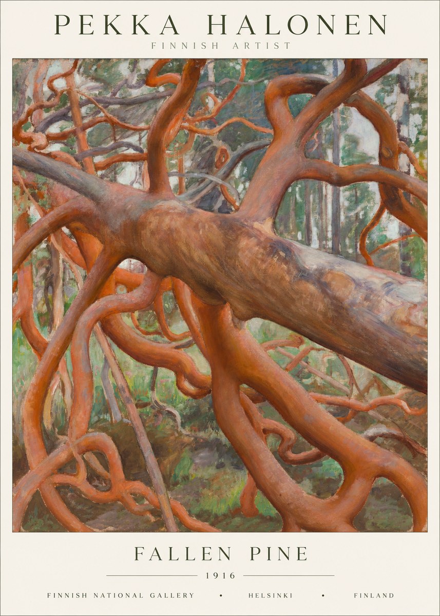 Pekka Halonen Fallen Pine No1 - Juliste