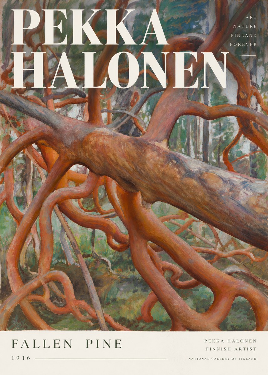 Pekka Halonen Fallen Pine No3 - Juliste