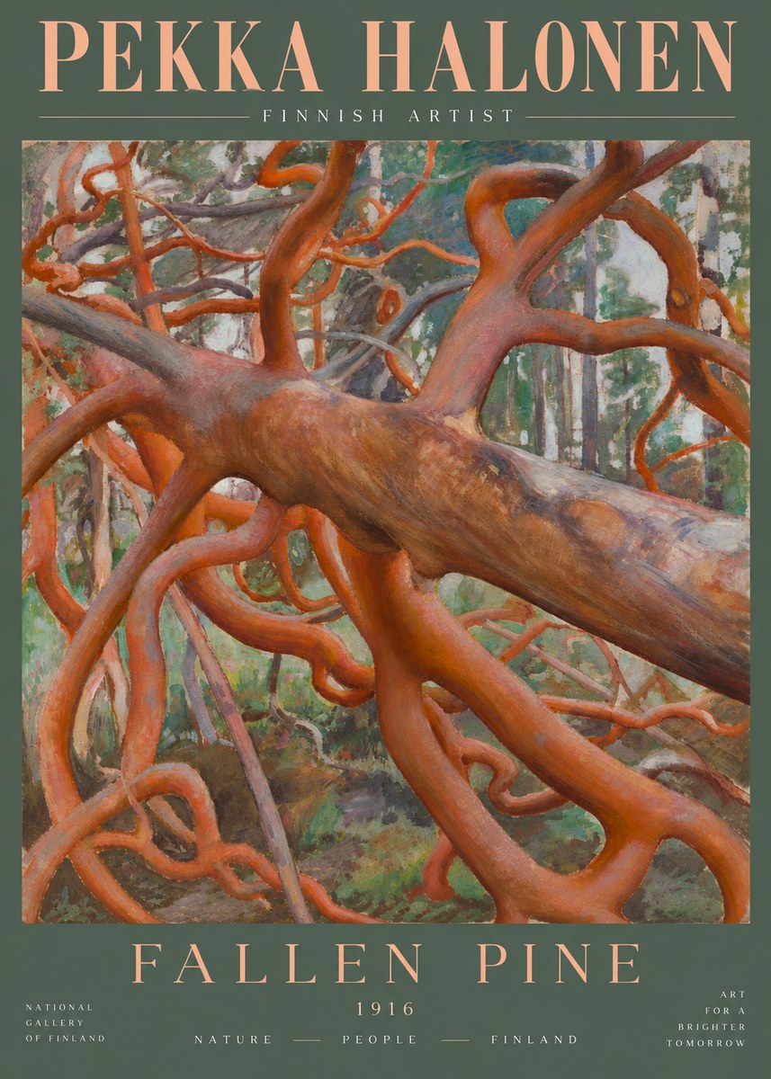 Pekka Halonen Fallen Pine No5 - Juliste