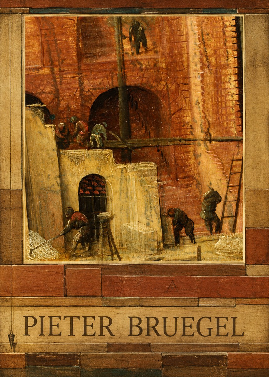 Pieter Bruegel The Tower of Babel XVI No4 - Juliste