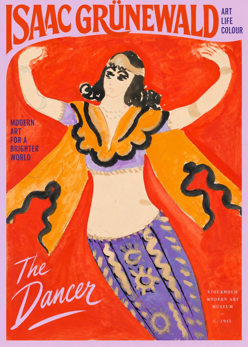 Isaac Grünewald The Dancer I No2 - Juliste
