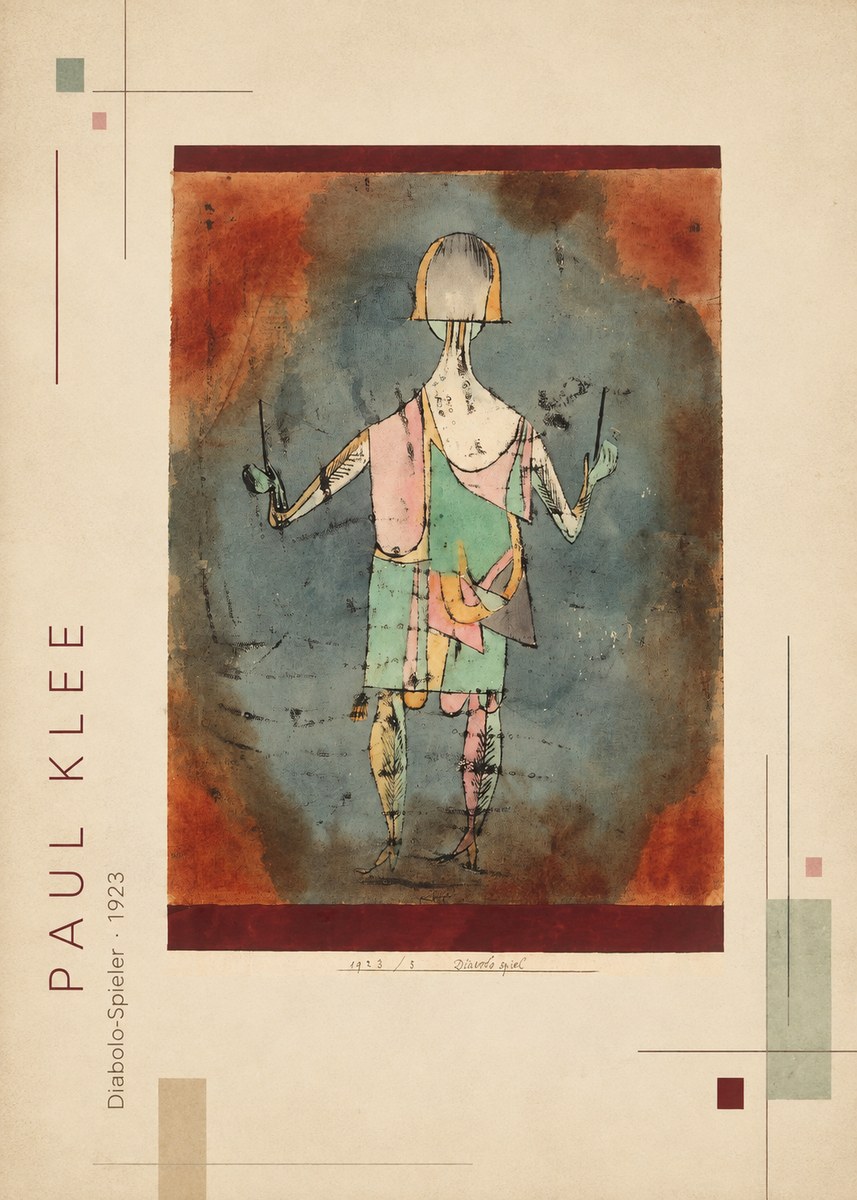 Paul Klee Diabolo-spieler No2 - Juliste