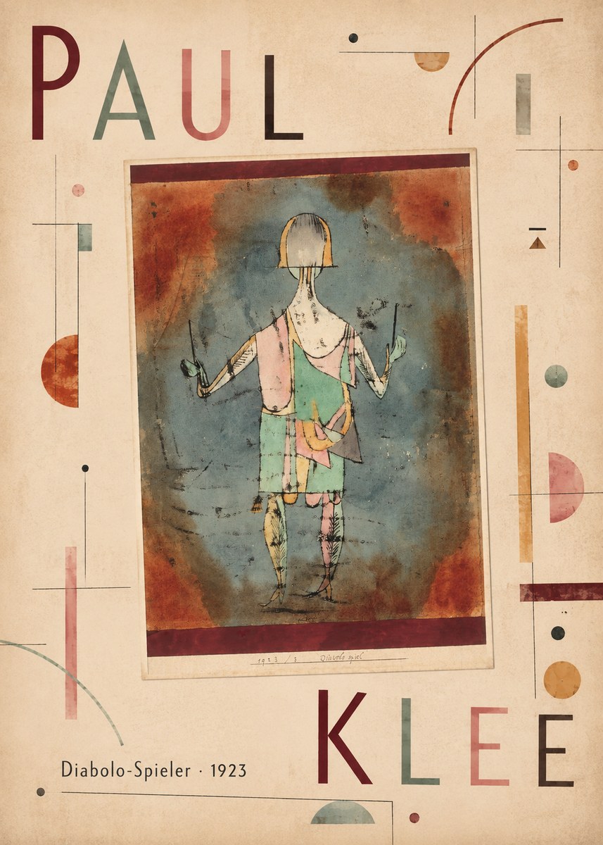 Paul Klee Diabolo-spieler No4 - Juliste