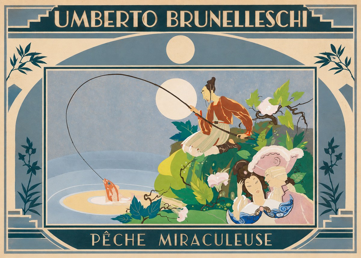 Umberto Brunelleschi Pêche Miraculeuse No4 - Juliste