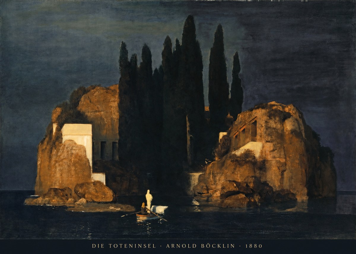 Arnold Böcklin Die Toteninsel VI No2 - Juliste