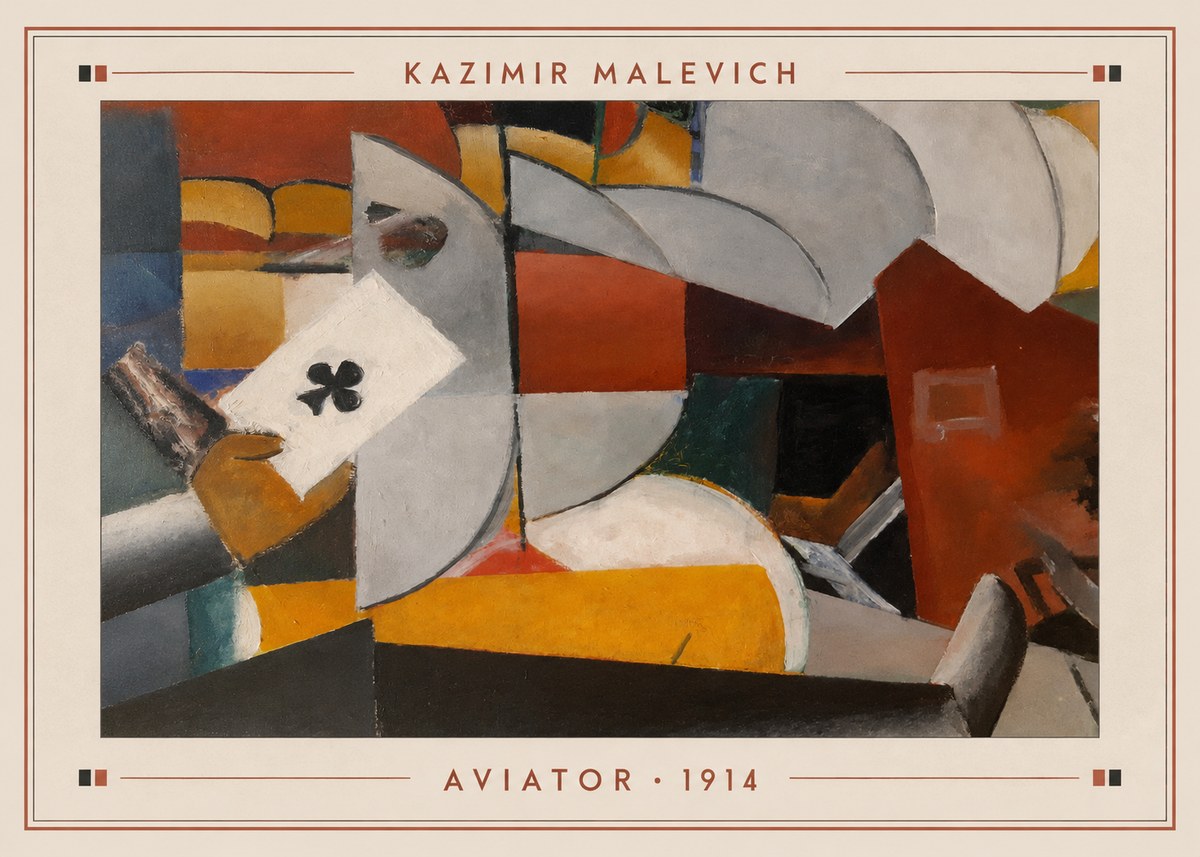Kazimir Malevich Aviator No3 - Juliste