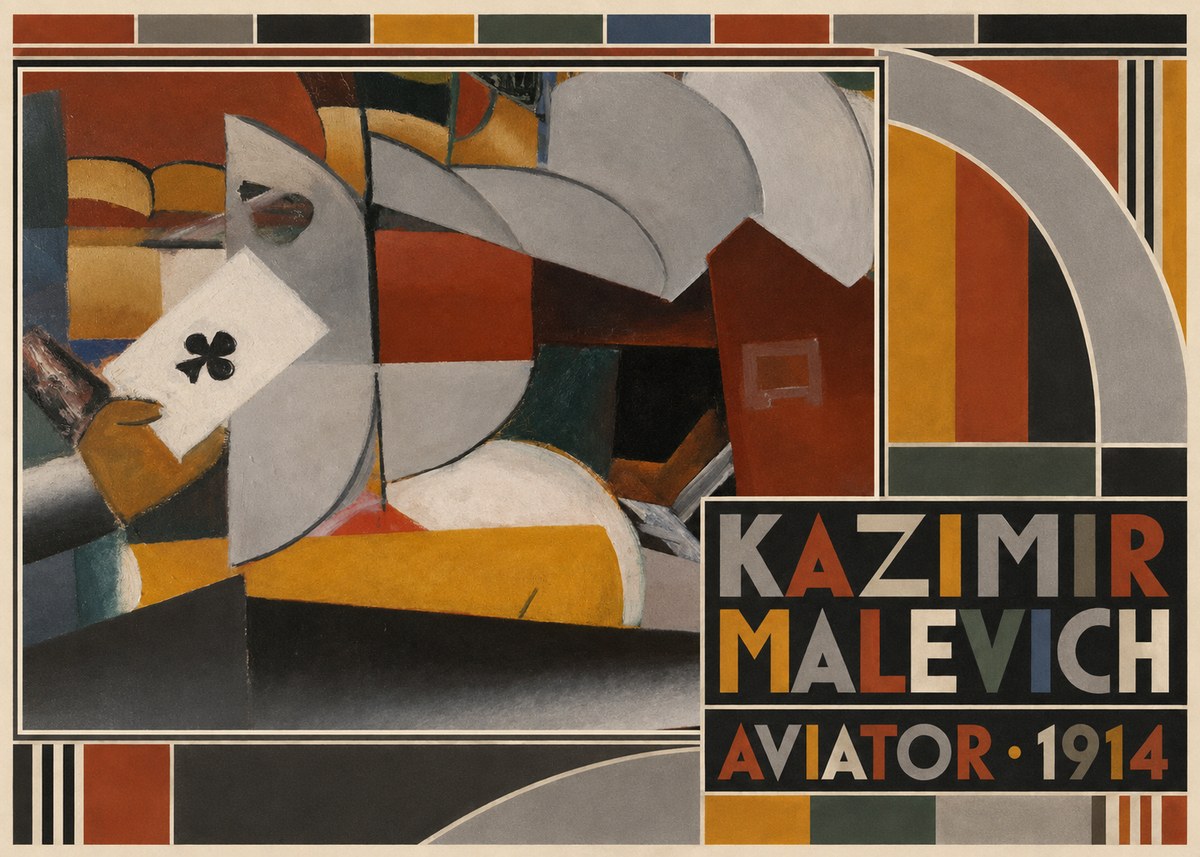Kazimir Malevich Aviator No5 - Juliste