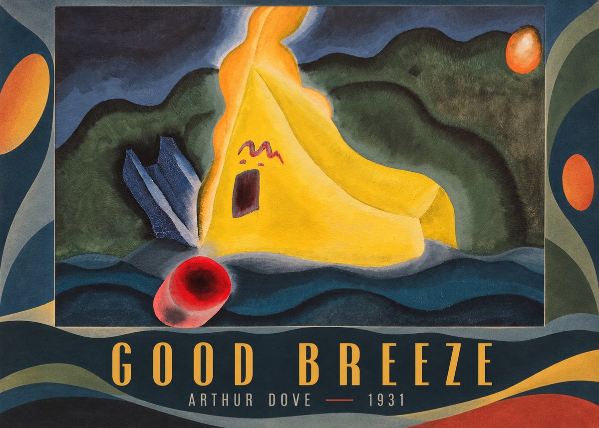 Arthur Dove Good Breeze No3 - Juliste