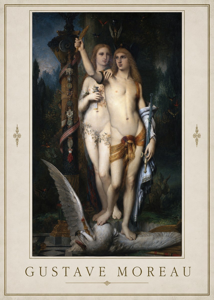 Gustave Moreau The Chimeras No1 - Juliste