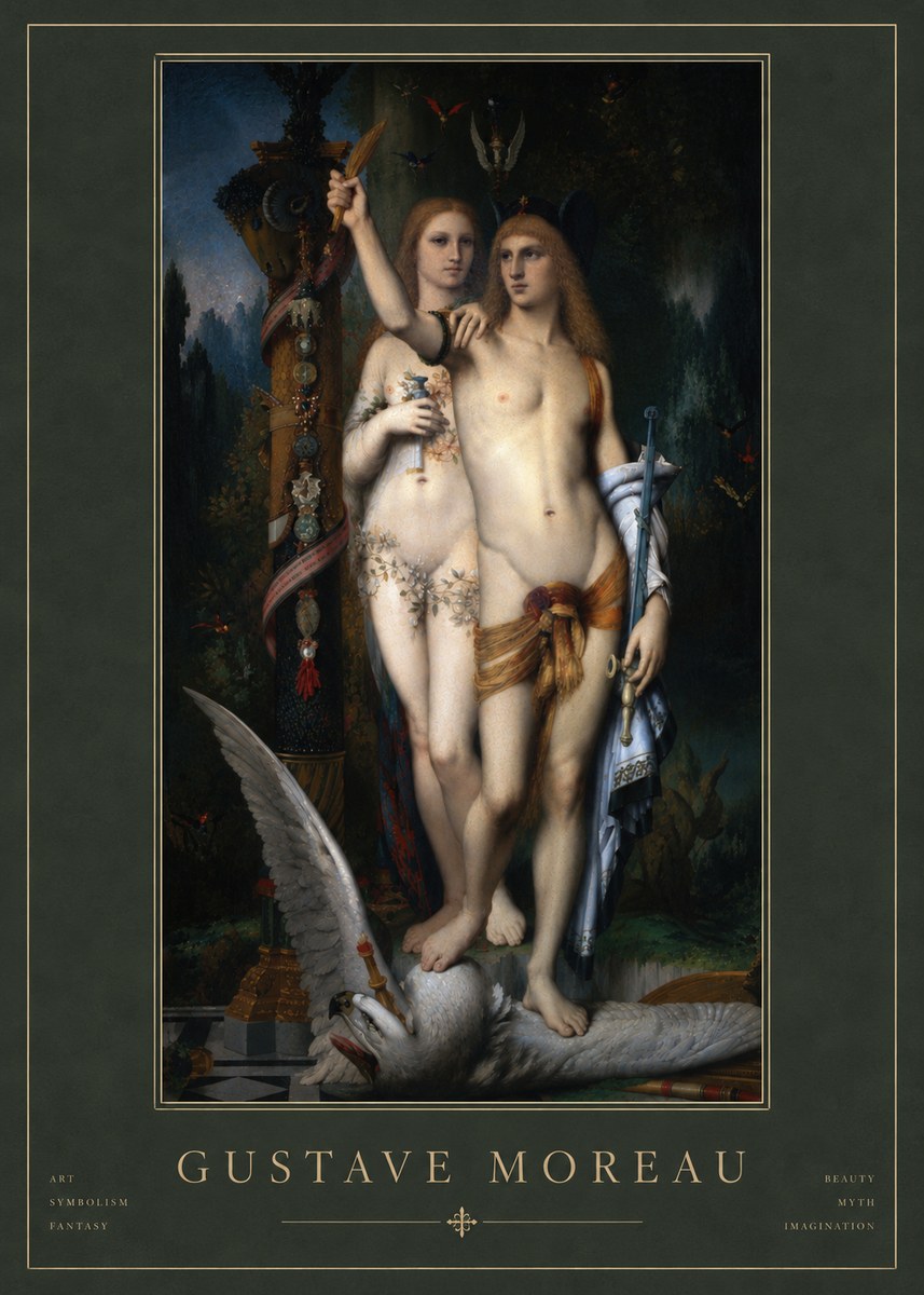 Gustave Moreau The Chimeras No3 - Juliste