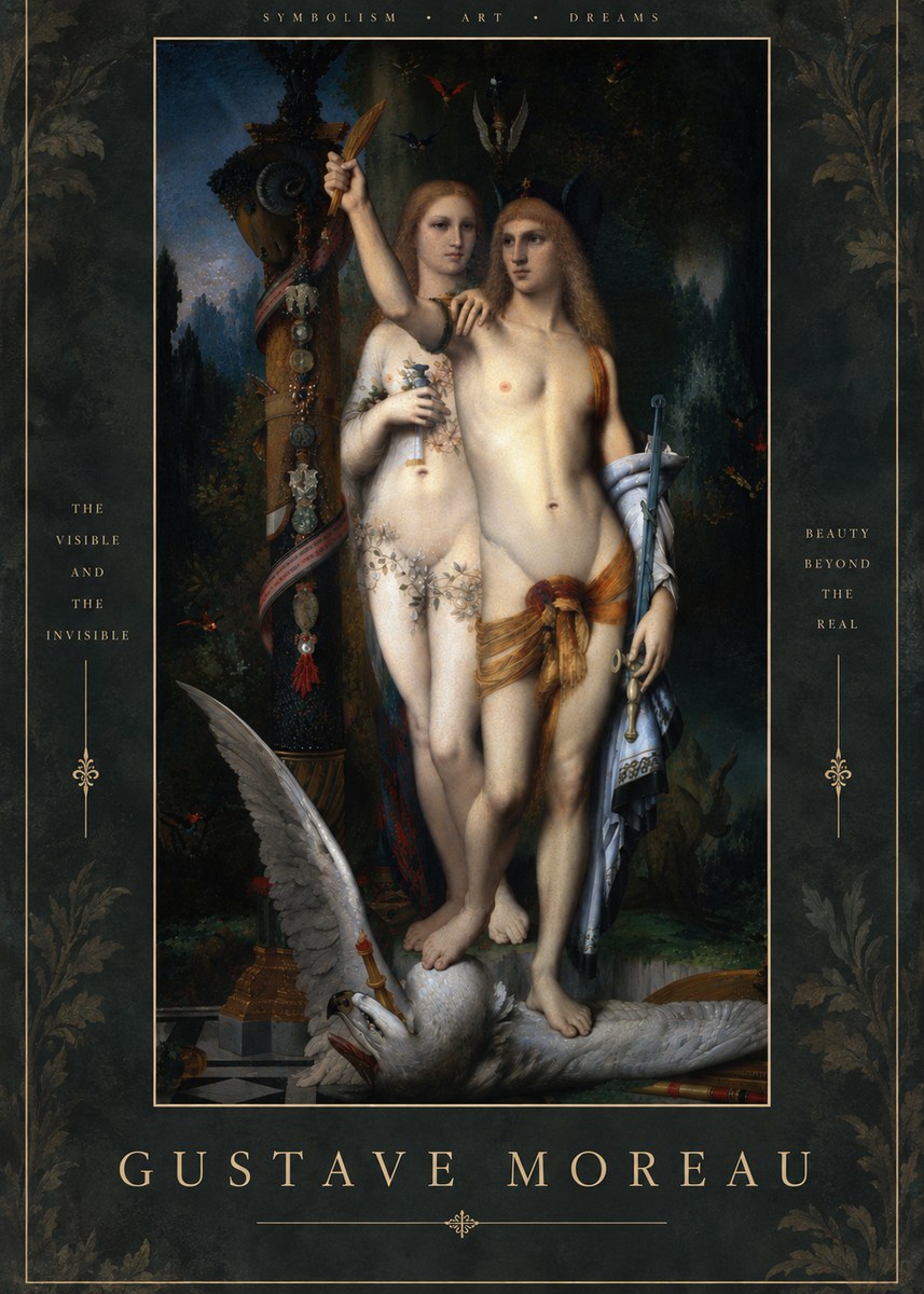 Gustave Moreau The Chimeras No4 - Juliste